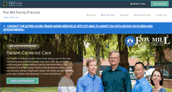 Desktop Screenshot of foxmillfp.com