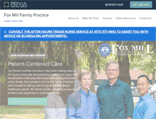 Tablet Screenshot of foxmillfp.com